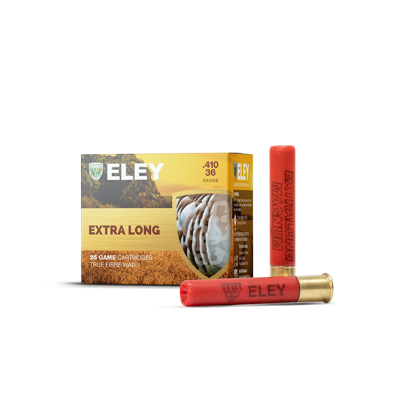 410B Eley Extralong 6 Shot 18 Gram FIBRE WAD 3"