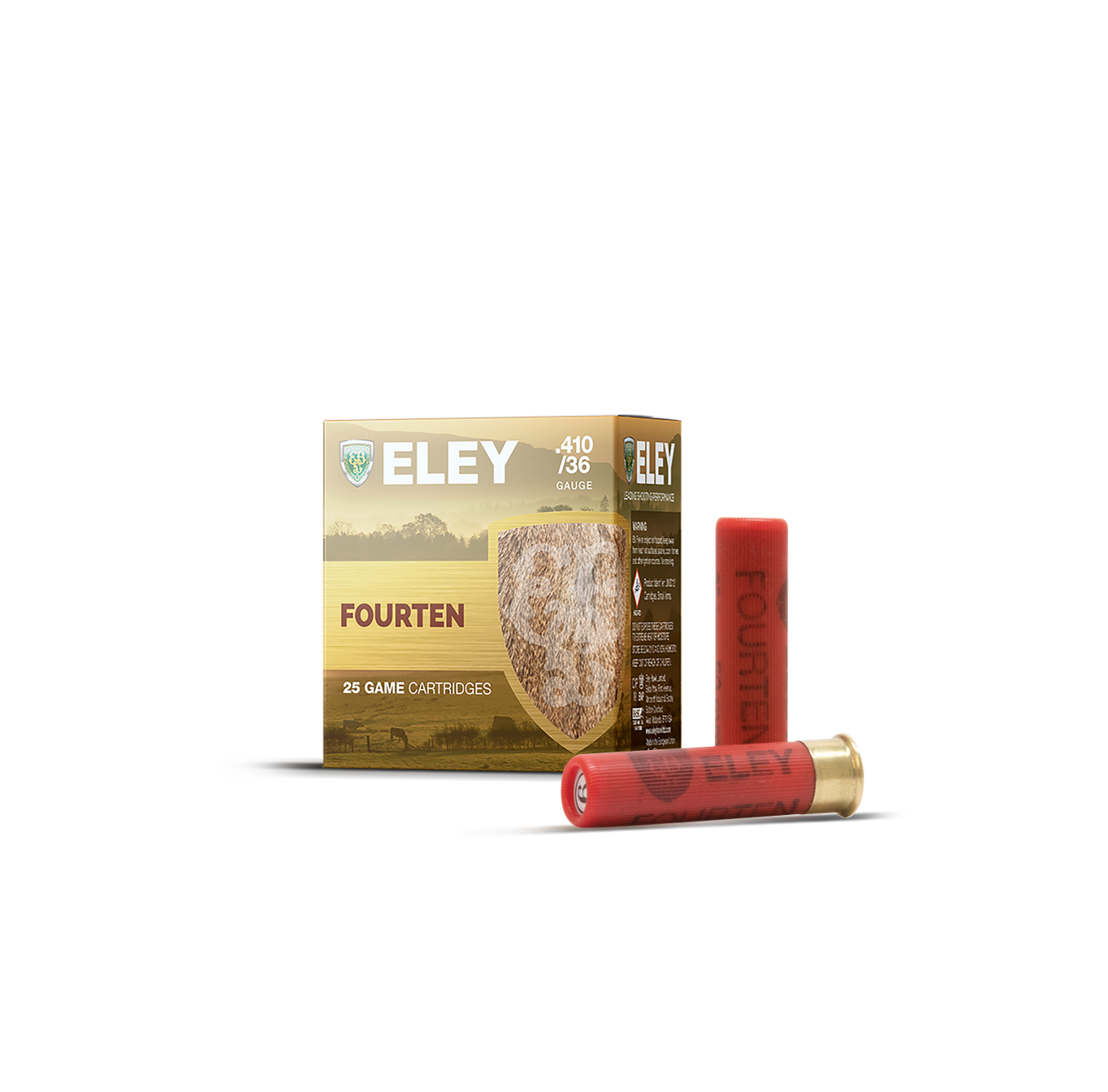 410B Eley Fourten 6 Shot 9 Gram FIBRE WAD 2"