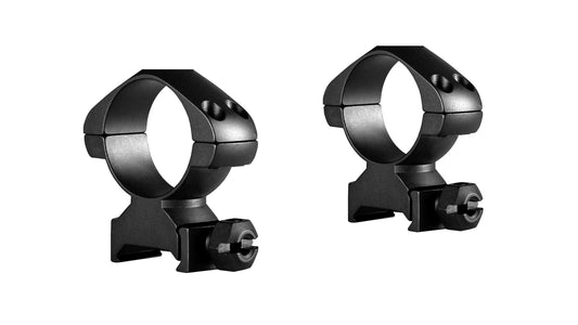 Hawke Precision Steel Ring Mounts 30mm 2 Piece Weaver High 23007
