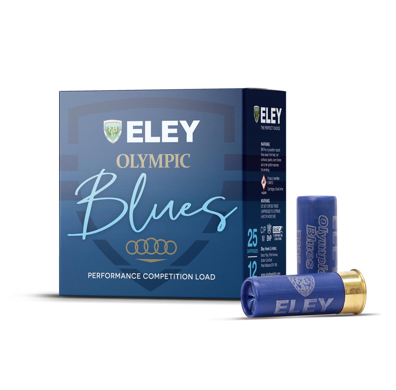 12B Eley Olympic Blues 28 Gram PLASTIC WAD