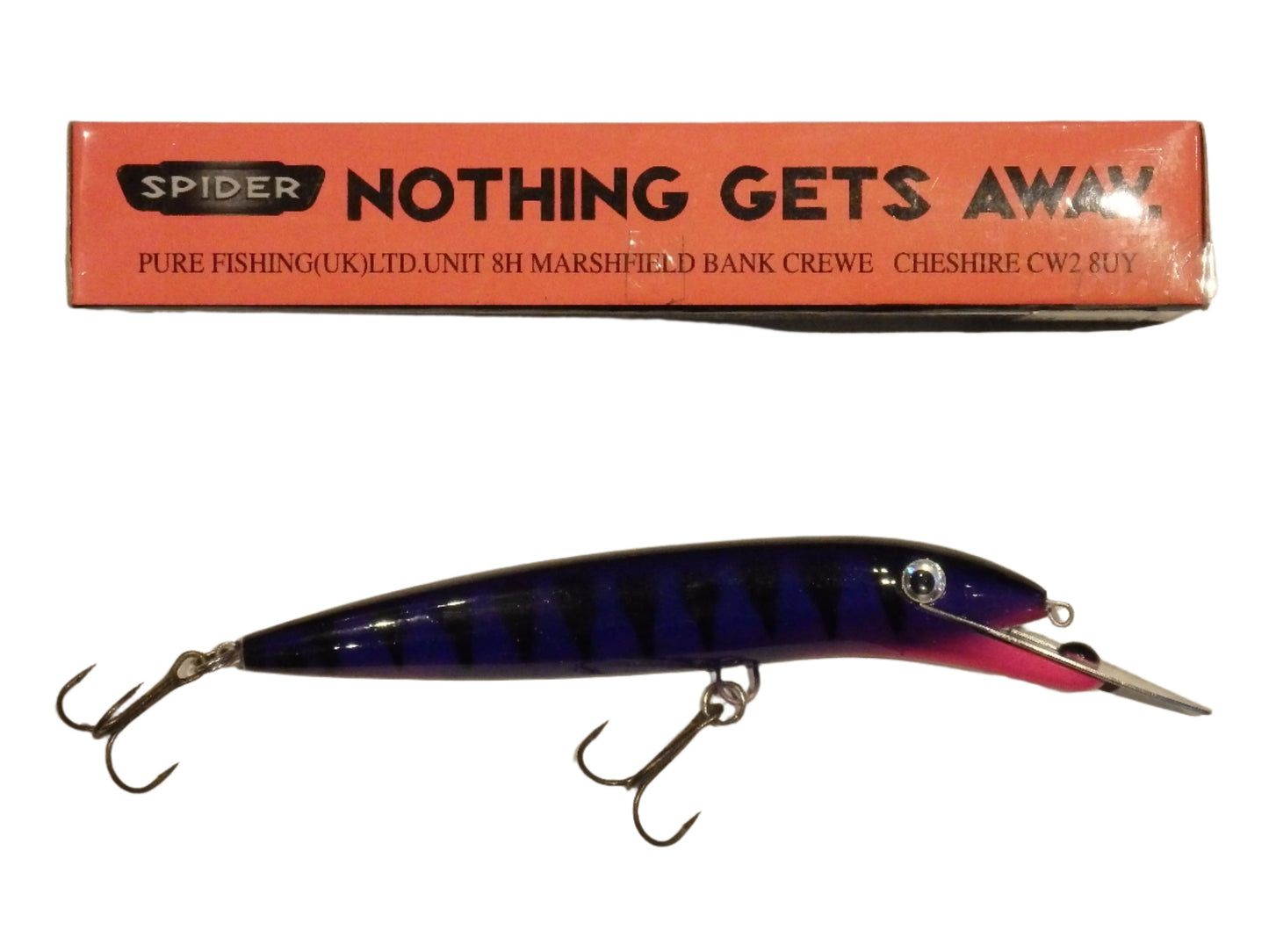 Pure Fishing Spider Lure PURPLE PIKE