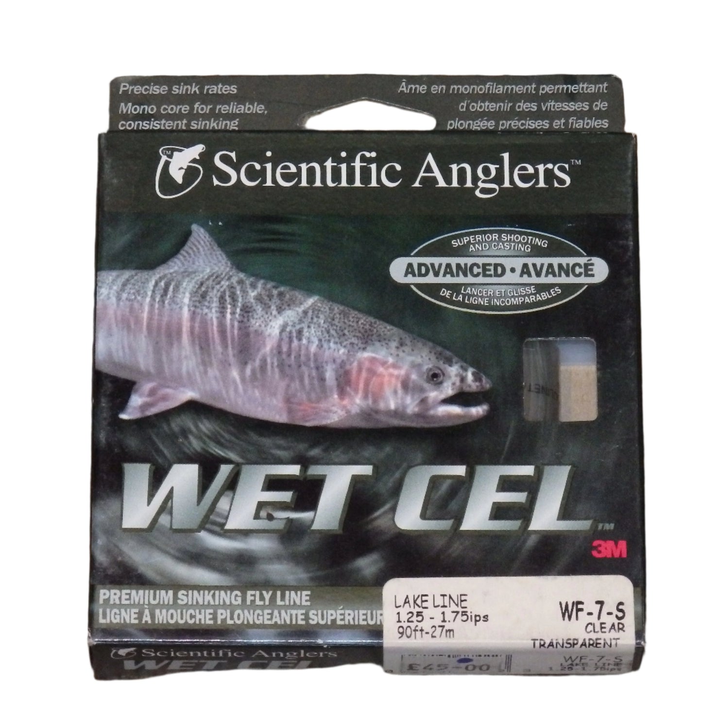 Scientific Anglers Wet Cel Lake line clear