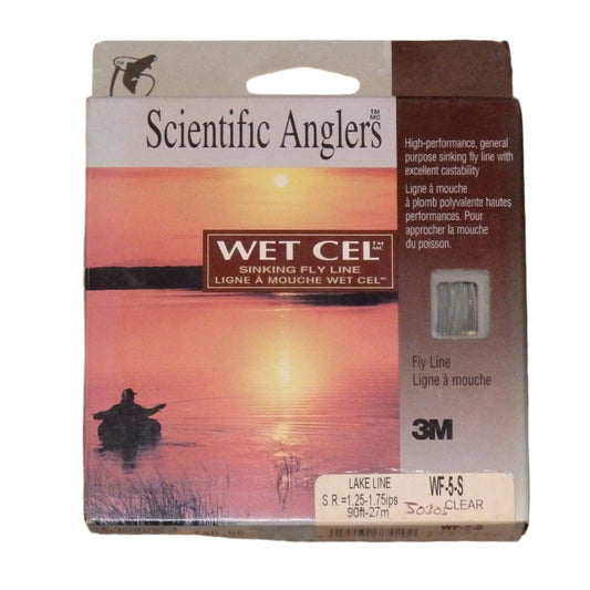 Scientific Anglers Wet Cel Lake Line Clear WF-5-S