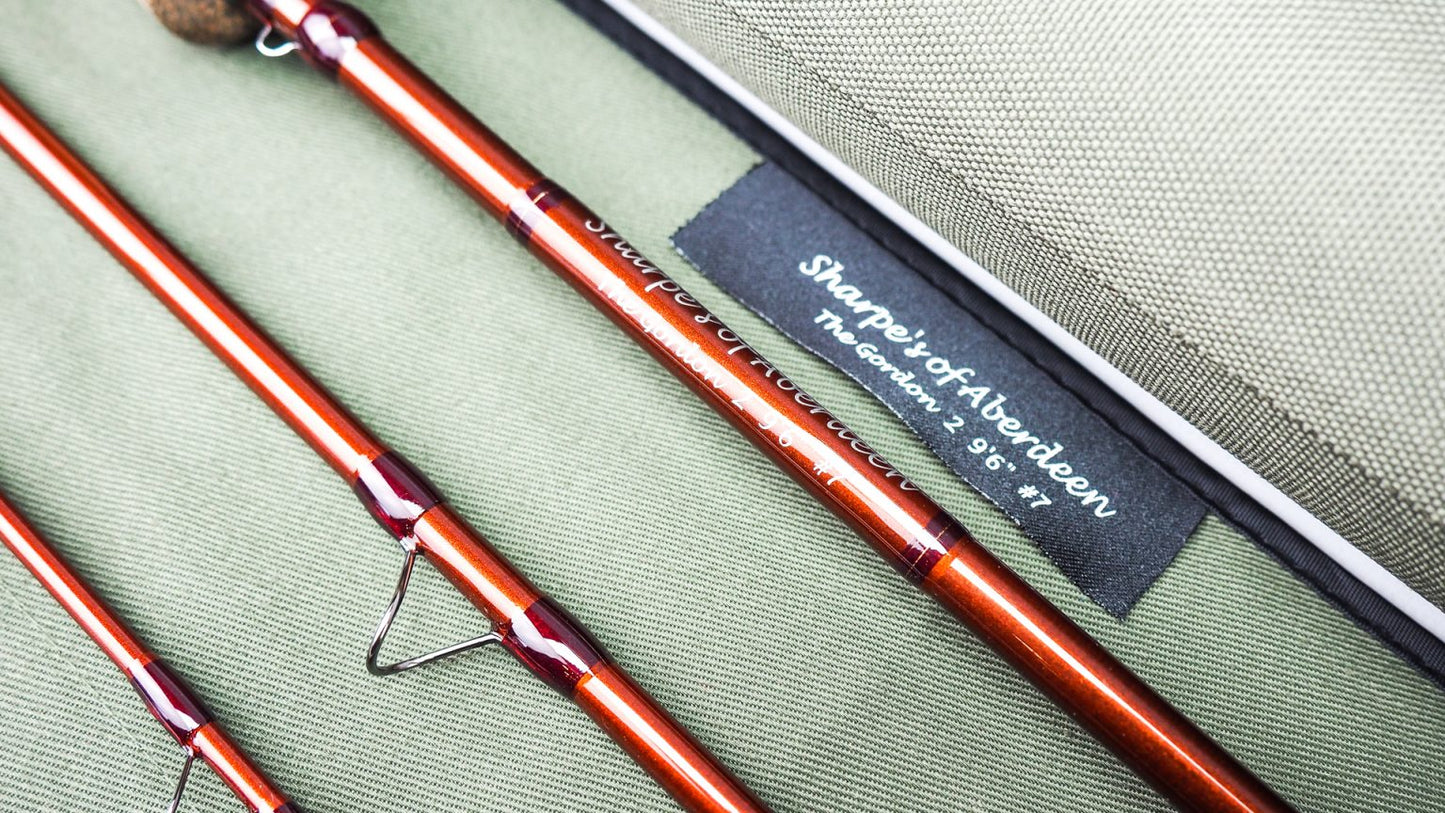 SHARPES OF ABERDEEN 9ft 6" #7 Gordon 2 Fly Rod