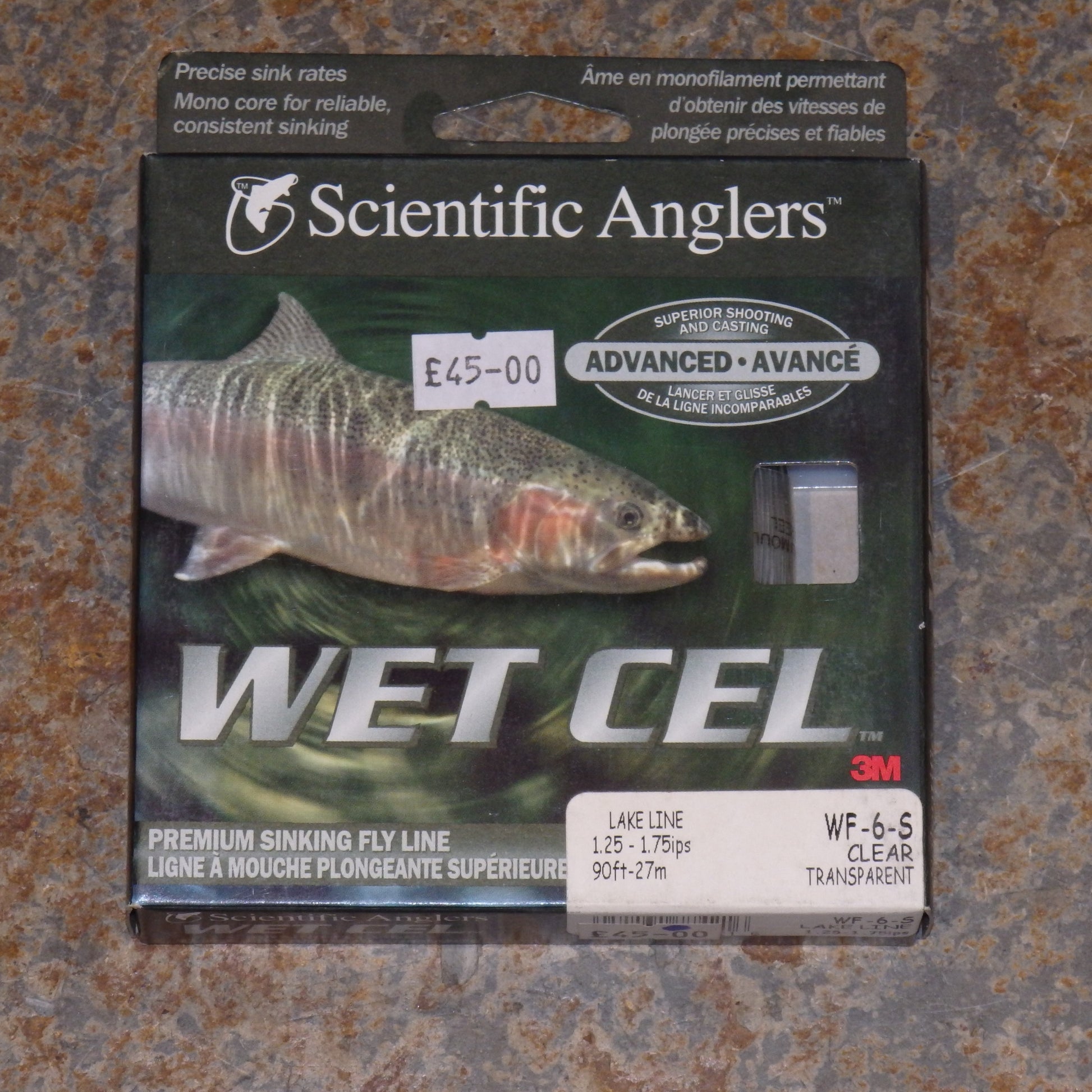 FISHING LINE - SCIENTIFIC ANGLERS ''WET CEL'' SINKING FLY LINE