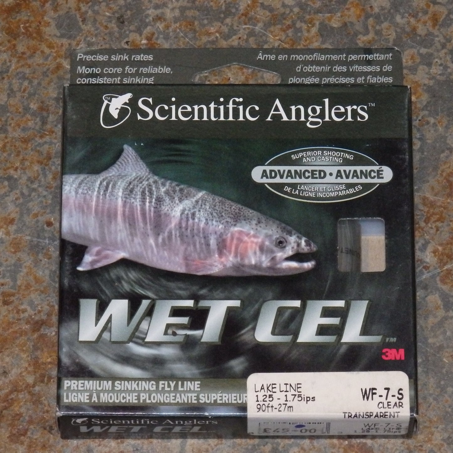 Scientific Anglers Wet Cel Lake line clear