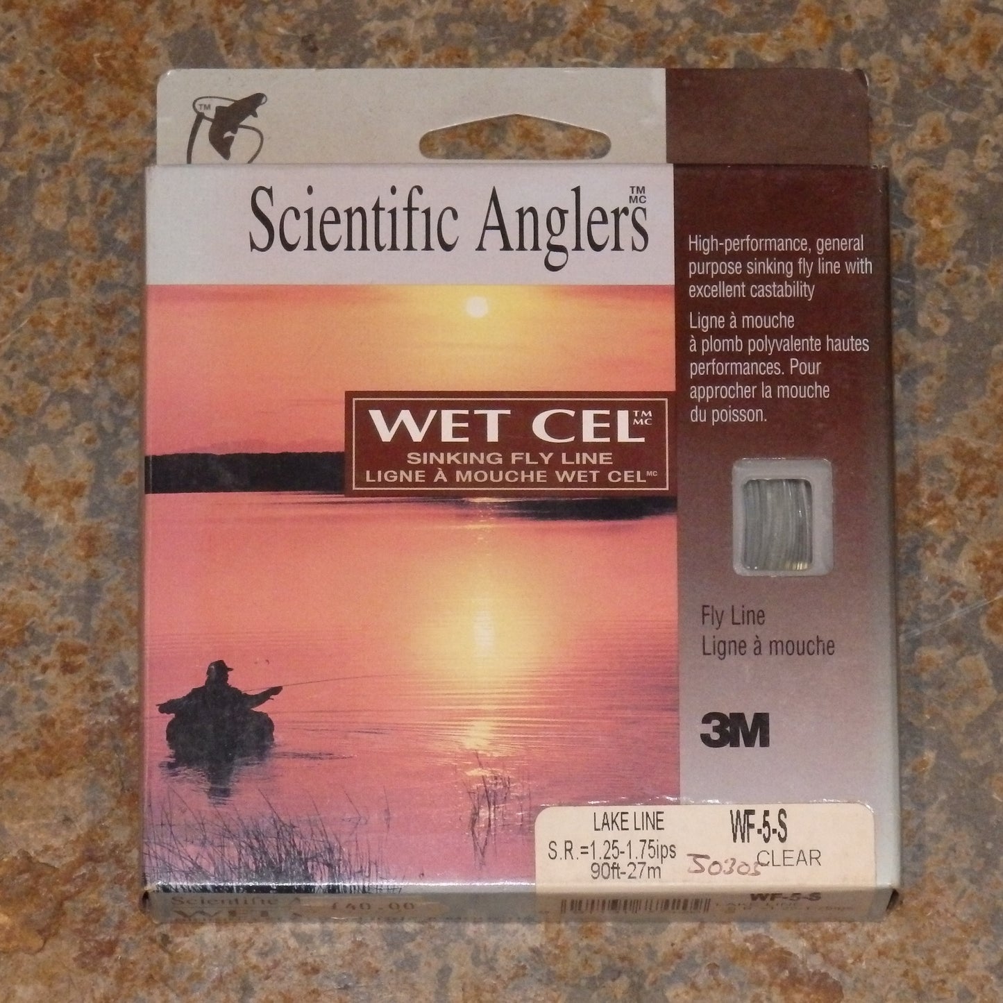 Scientific Anglers Wet Cel Lake Line Clear WF-5-S