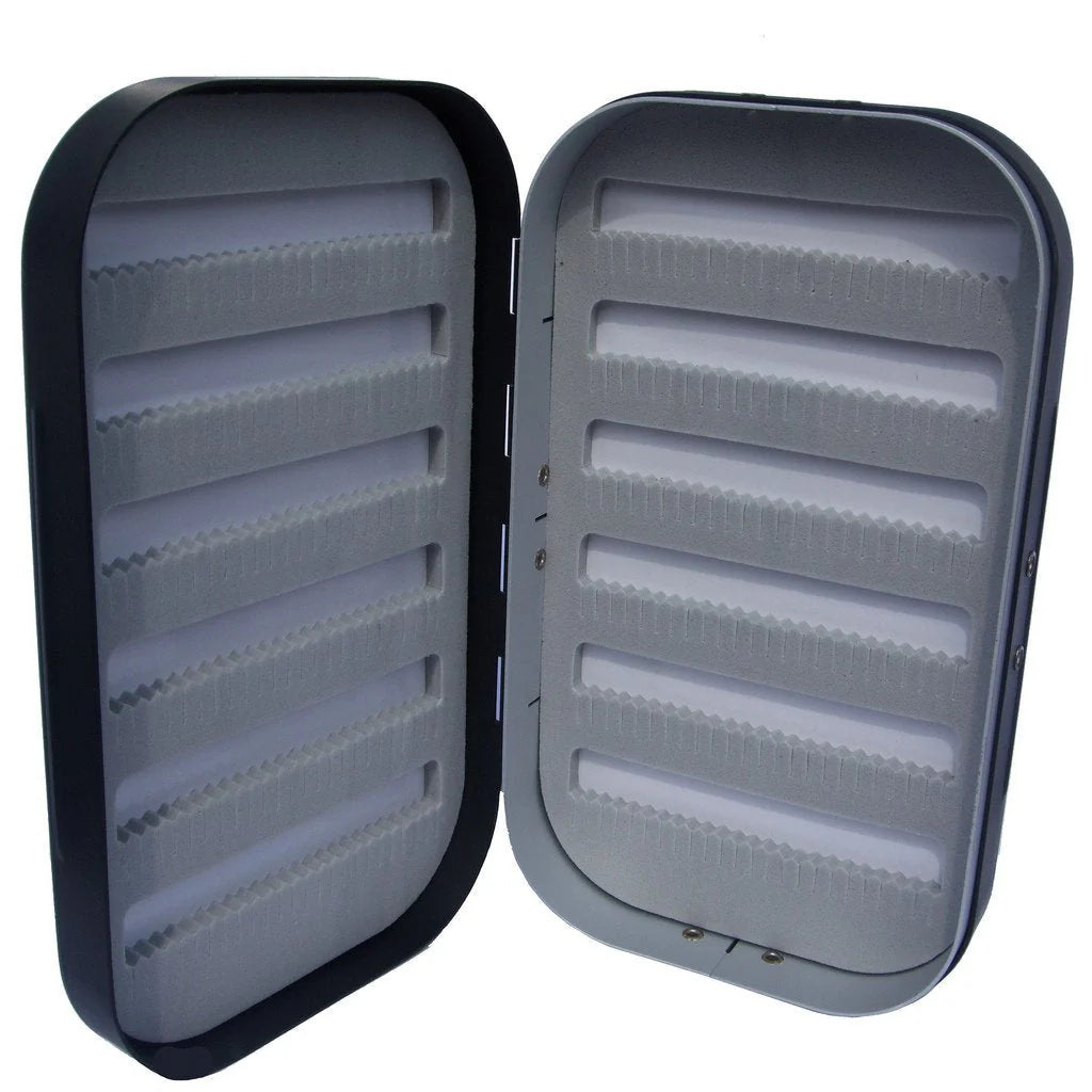 TURRALLS ALUMINIUM CLASSIC FLY BOX WITH FOAM