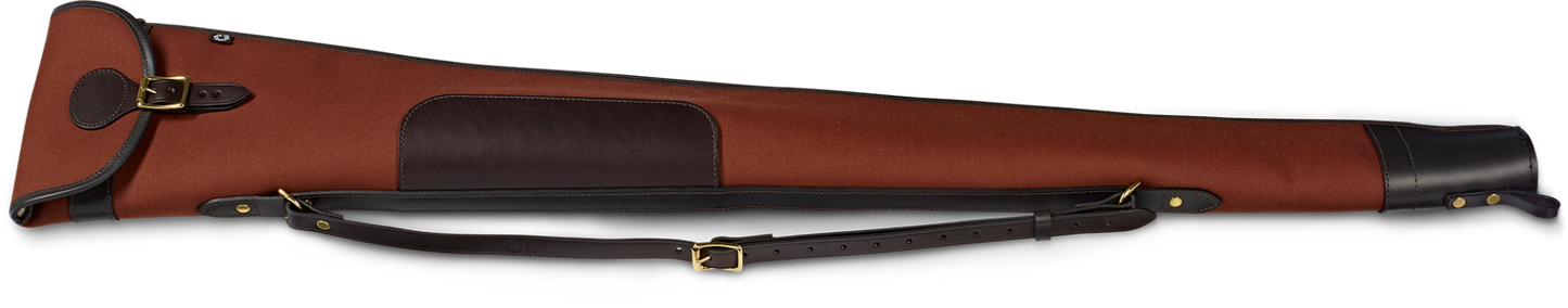 CROOTS ROSEDALE CANVAS SHOTGUN SLIP/COVER WITH FLAP AND ZIP