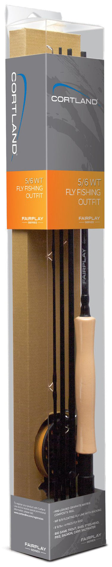 Cortland Fairplay Outfit Kit 9ft  8/9# Rod  inc Reel & Line