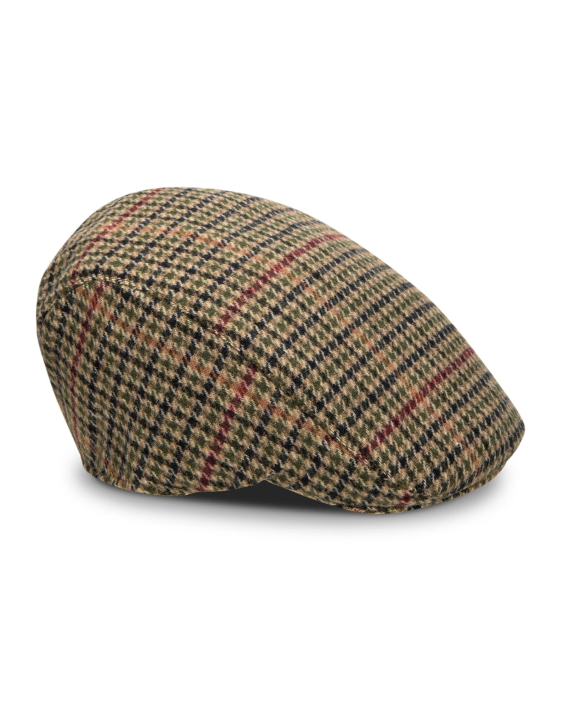 Hoggs of Fife Dogtooth Waterproof Tweed Cap