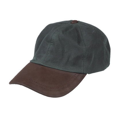 HOGGS Waxed Baseball Cap Brown or Green