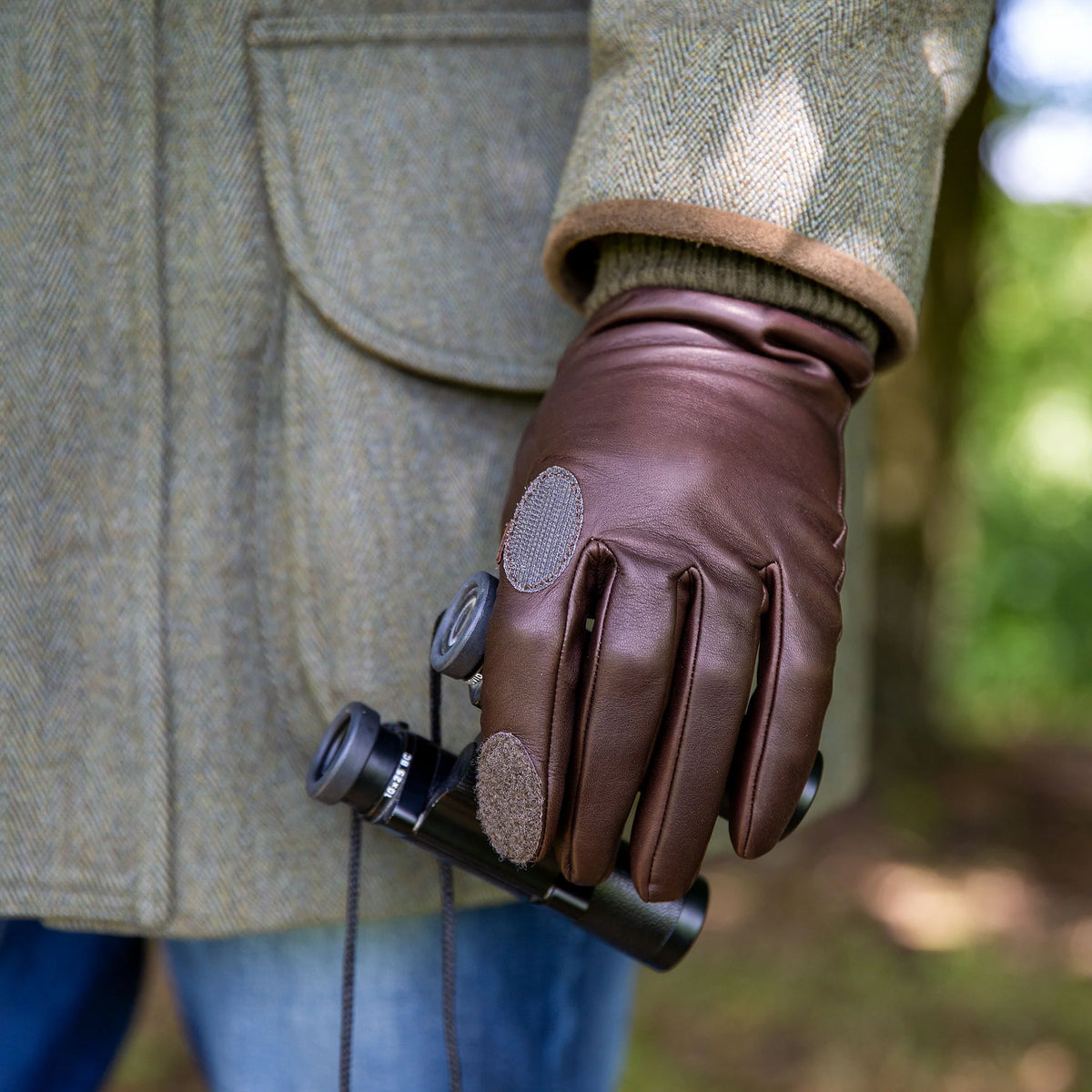 Dents Royale Men's Heritage Water-Resistant Silk-Lined Left Hand Leather Shooting Gloves