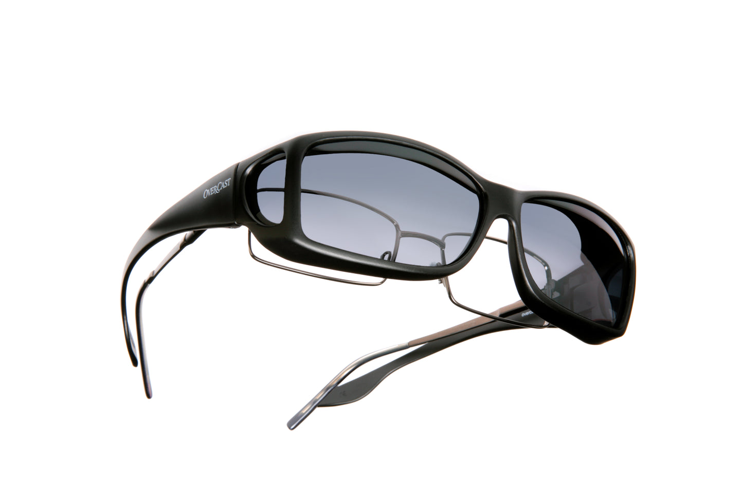 OverXcast over fit Polarised Sunglasses with Grey lens